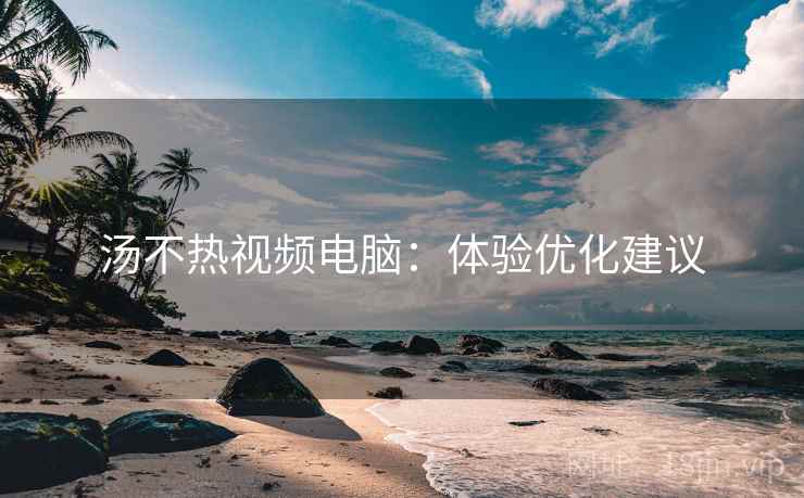 汤不热视频电脑：体验优化建议